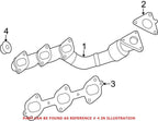 Exhaust Manifold Nut 1201420072 for Mercedes-Benz