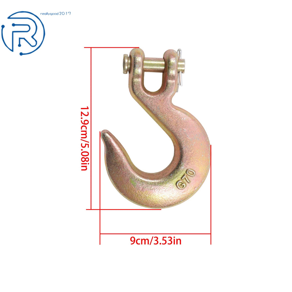 20PCS Clevis Grab Hooks for Wrecker Tow Chain Flatbed Truck Trailer