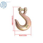 20PCS Clevis Grab Hooks for Wrecker Tow Chain Flatbed Truck Trailer