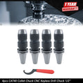Set of 4 Keyless Drill Chucks for Haas CNC