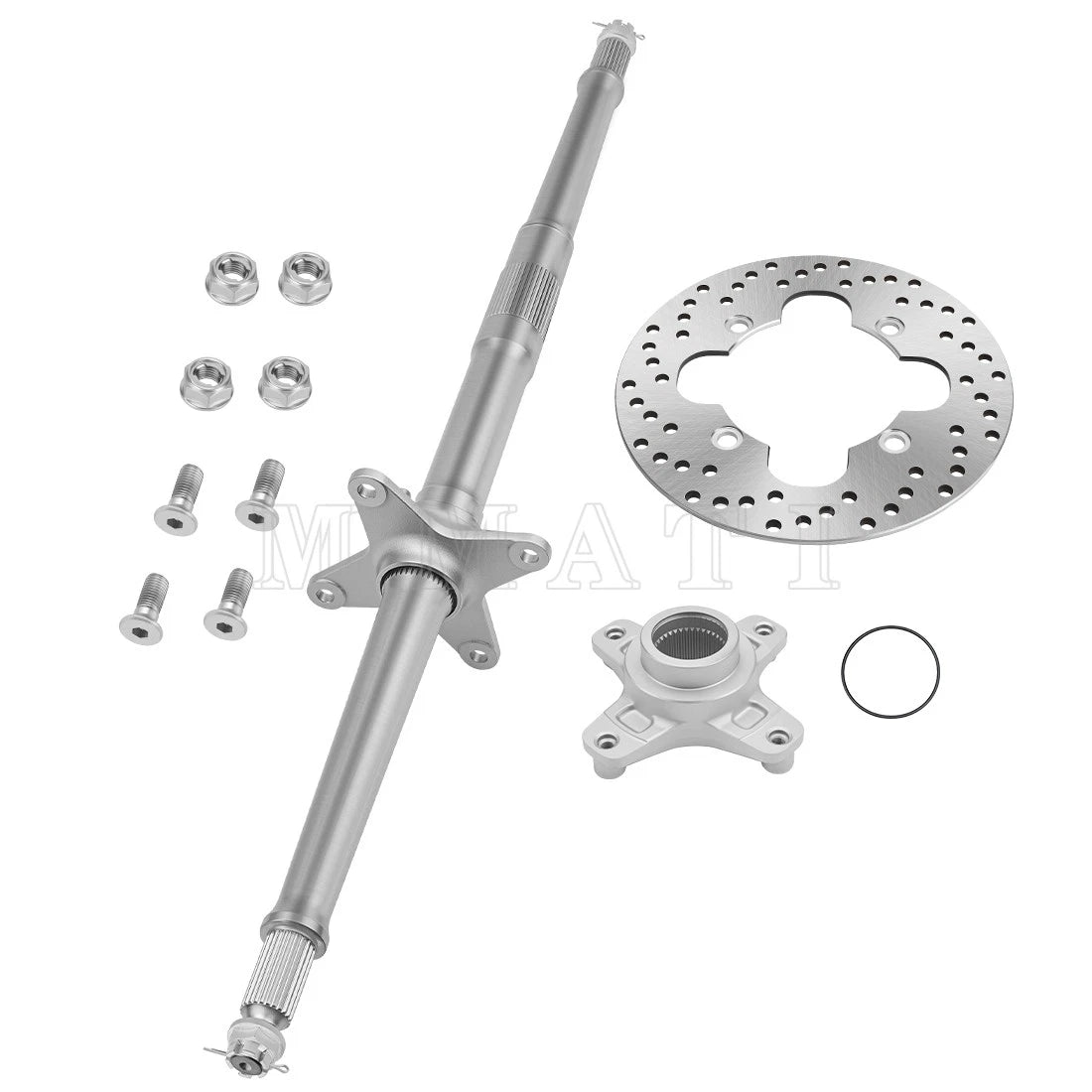 Rear Axle Shaft & Rotor Hub for Honda TRX400X TRX400X 2X4 (1999–2014)