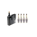 Set of 4 Hitachi Ignition Coils & NGK G-Power Platinum Spark Plugs for Ford Probe (1989–1992)