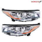 Halogen Headlight Assembly Pair for Toyota Highlander (2014–2016)