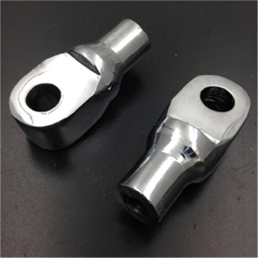 Chrome Foot Pegs Connection Adapter for Suzuki Intruder 1400 (1998–2004)