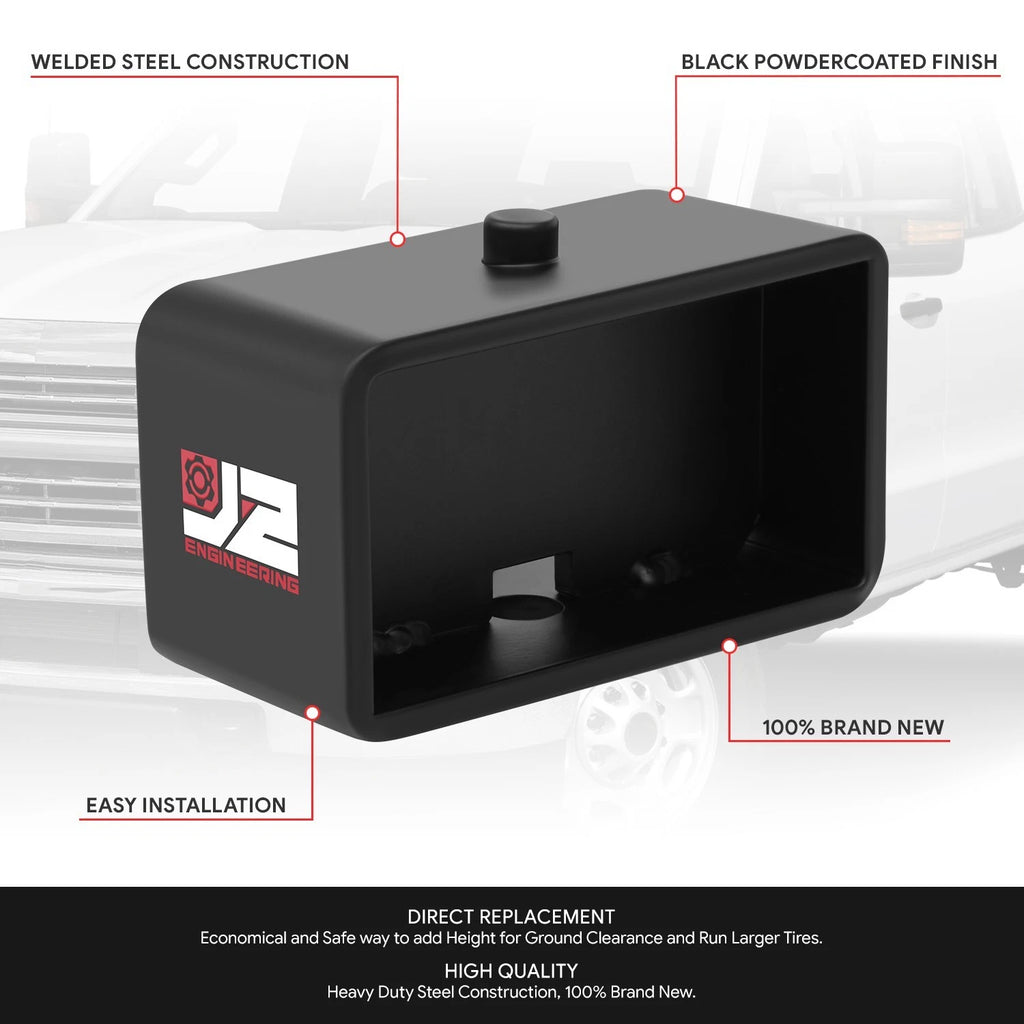 3" Lift Leveling Kit for Silverado Sierra 1500 (1999–2022) J2 Carbon Steel
