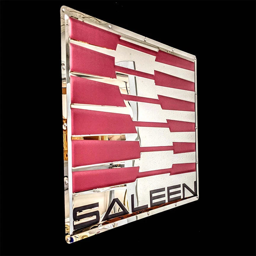 Metal Emblem Chrome Saleen Logo for Cars and Trucks 17x23 (2005–2025)