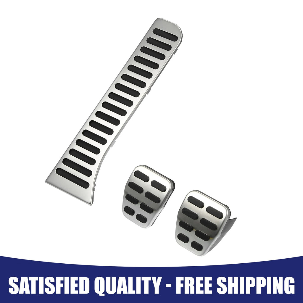 Set of 3 Accelerator Brake Pedal Covers for Volkswagen Golf (2010–2013)