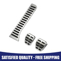 Set of 3 Accelerator Brake Pedal Covers for Volkswagen Golf (2010–2013)