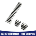 Set of 3 Accelerator Brake Pedal Covers for Volkswagen Golf (2010–2013)