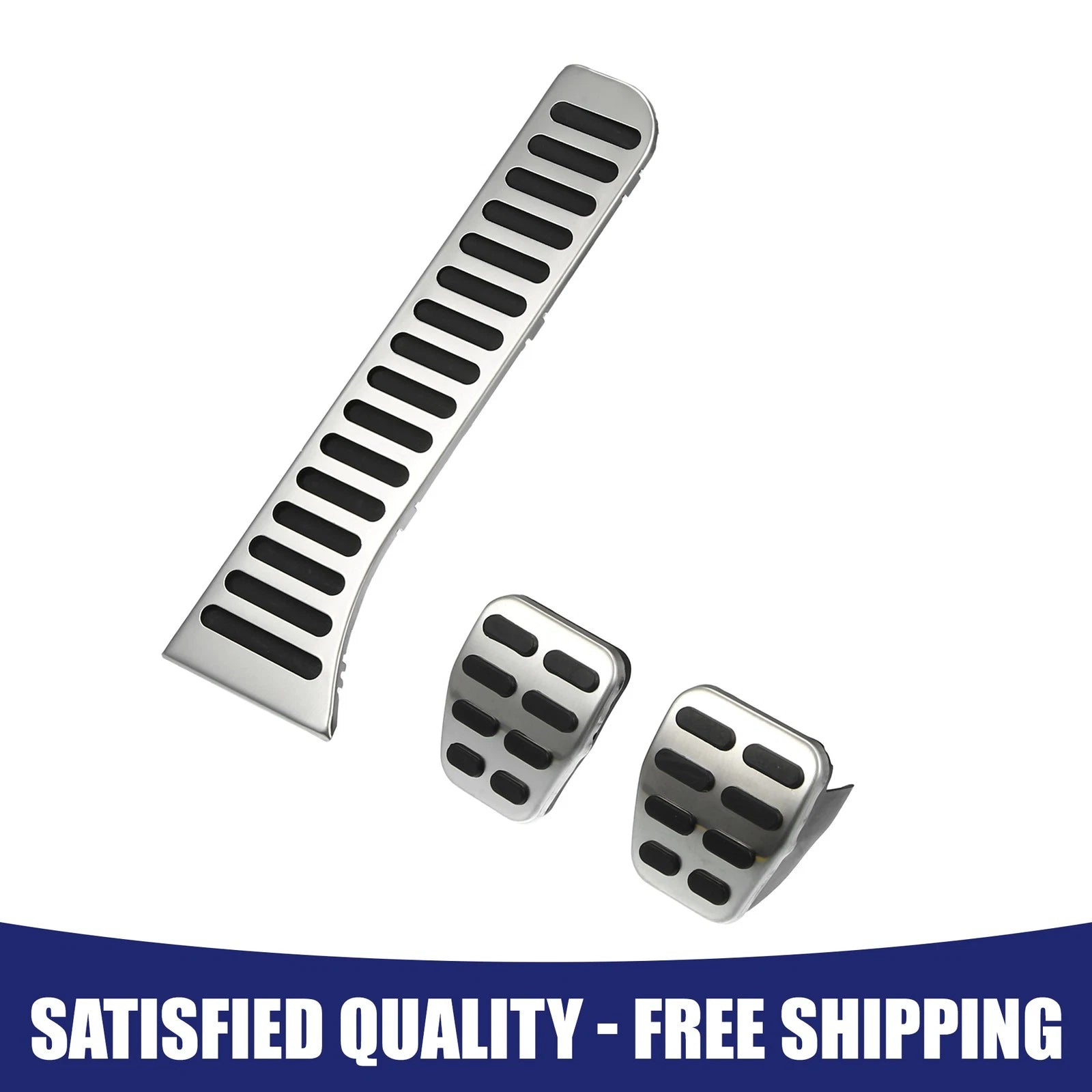 Set of 3 Accelerator Brake Pedal Covers for Volkswagen Golf (2010–2013)