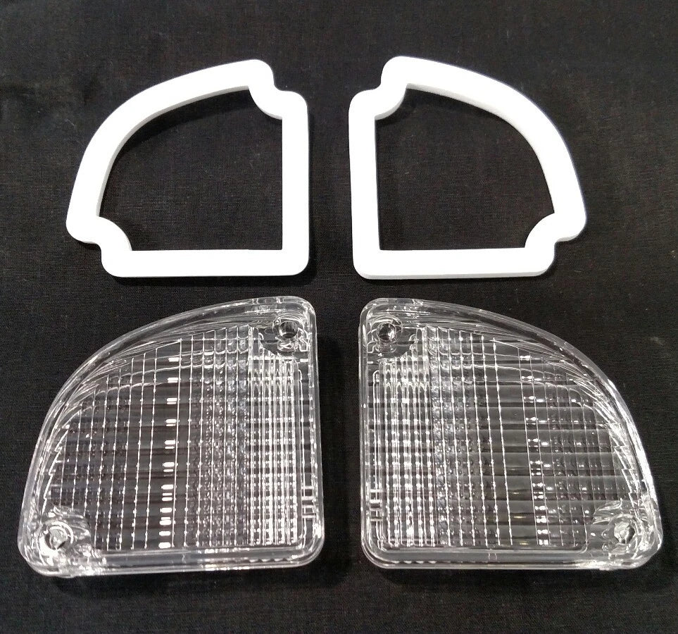 Pair Reverse Light Lens and Gaskets for 1967–1972 Chevrolet Pickup Truck