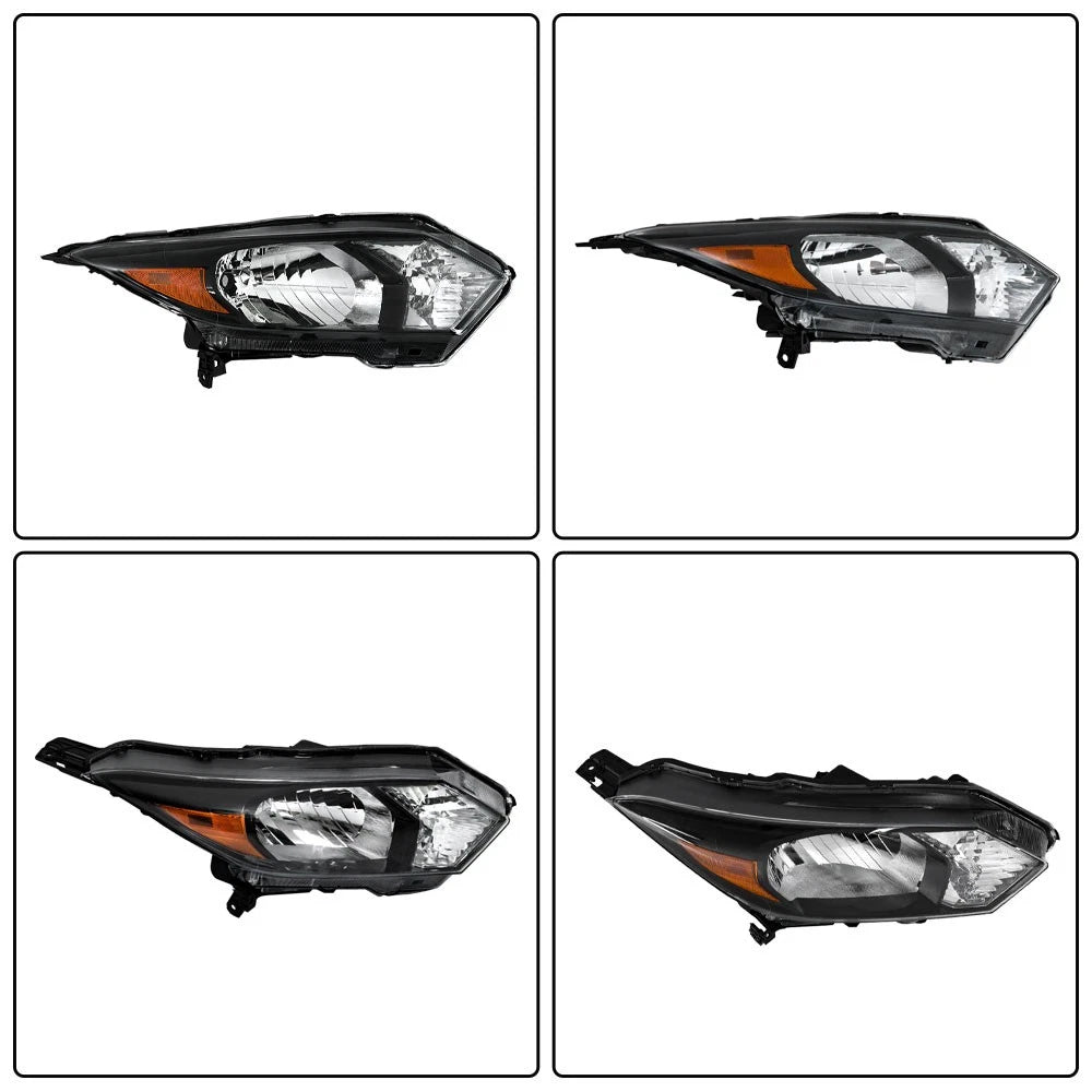 Right Side Halogen Headlight for Honda HR-V (2016–2018) Clear Lens