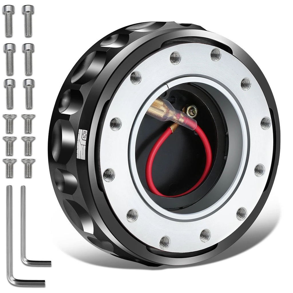 Steering Wheel Quick Release Hub Adapter Kit for Universal Vehicles (J2)