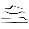 Set of 4 Piano Black Dashboard Panel Cover Trim for Audi A4 B9 A5 S4 RS4