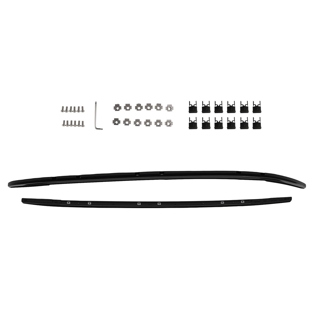 Set of 2 Black Cross Bars for Mazda CX-5 (2017–2024) Aluminum Roof Rack