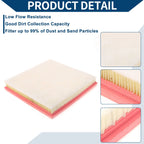 Air Filter No.13272720 for Chevrolet Cruze 1.8L (2011–2015)