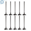 Set of 10 Intake Valves for Volvo C30/70 V50/70 S40/60/70/80 XC70 (2006–2013)