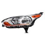 Halogen Headlight Chrome Left Driver for Ford Transit Connect (2014–2018)