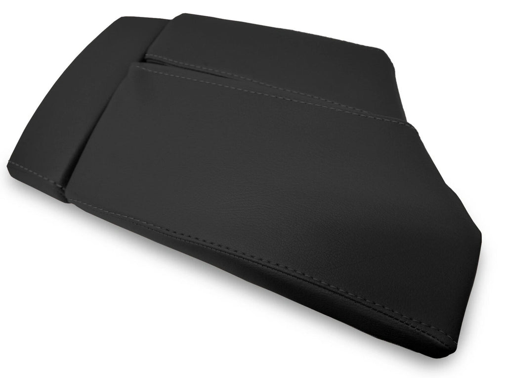 Leather Center Console Lid Armrest Cover for BMW E60 (2003–2010)