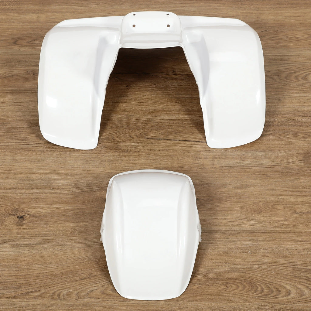 Set of 2 Front and Rear Fenders for Honda ATC70 (1978–1985) - ABS Painted White