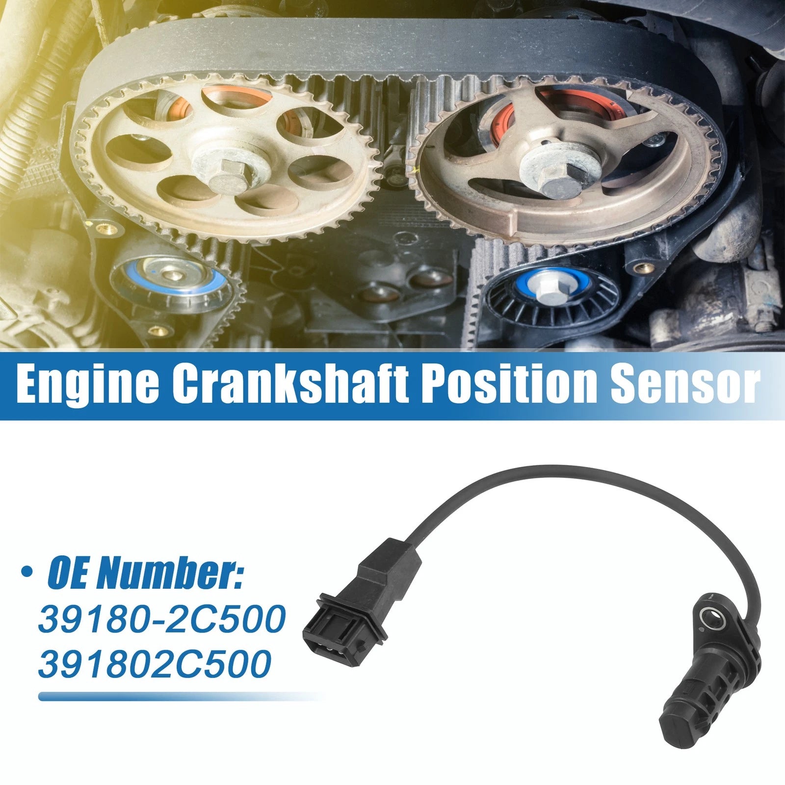 Crankshaft Position Sensor No. 39180-2C500 for Hyundai Coupe (2010–2014)