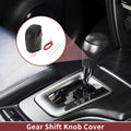 Set of 1 Gear Shift Knob Cover for Hyundai Sonata (2011–2014) Pebbled Black Red