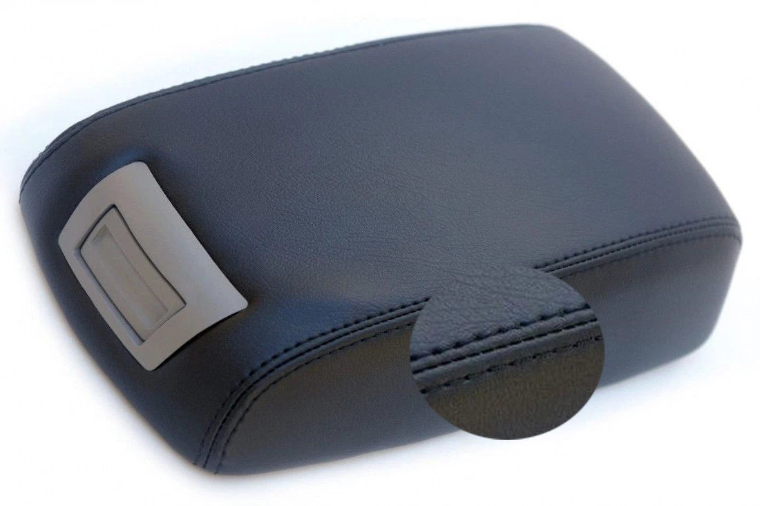 Console Lid Armrest Cover for Nissan Altima (2002–2004) PVC Leather Black