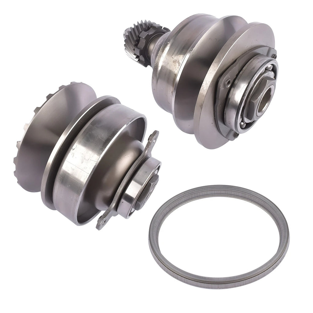 Set of 2 CVT Transmission 28T Pulley & Chain Belt for Nissan Altima Quest (2002–2013)