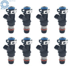 Set of 8 Fuel Injectors for GMC Cadillac Chevy (2001–2007)