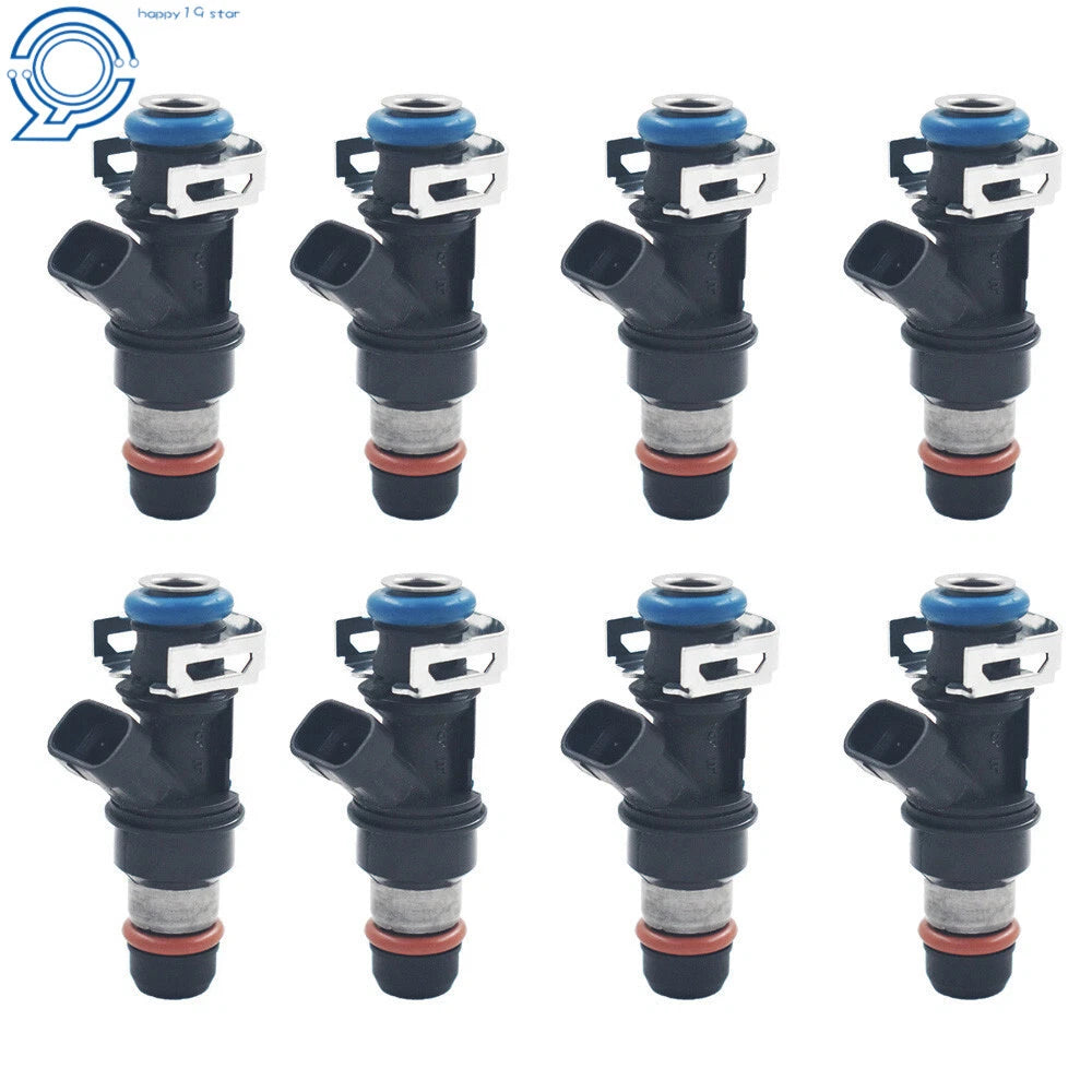 Set of 8 Fuel Injectors for GMC Cadillac Chevy (2001–2007)