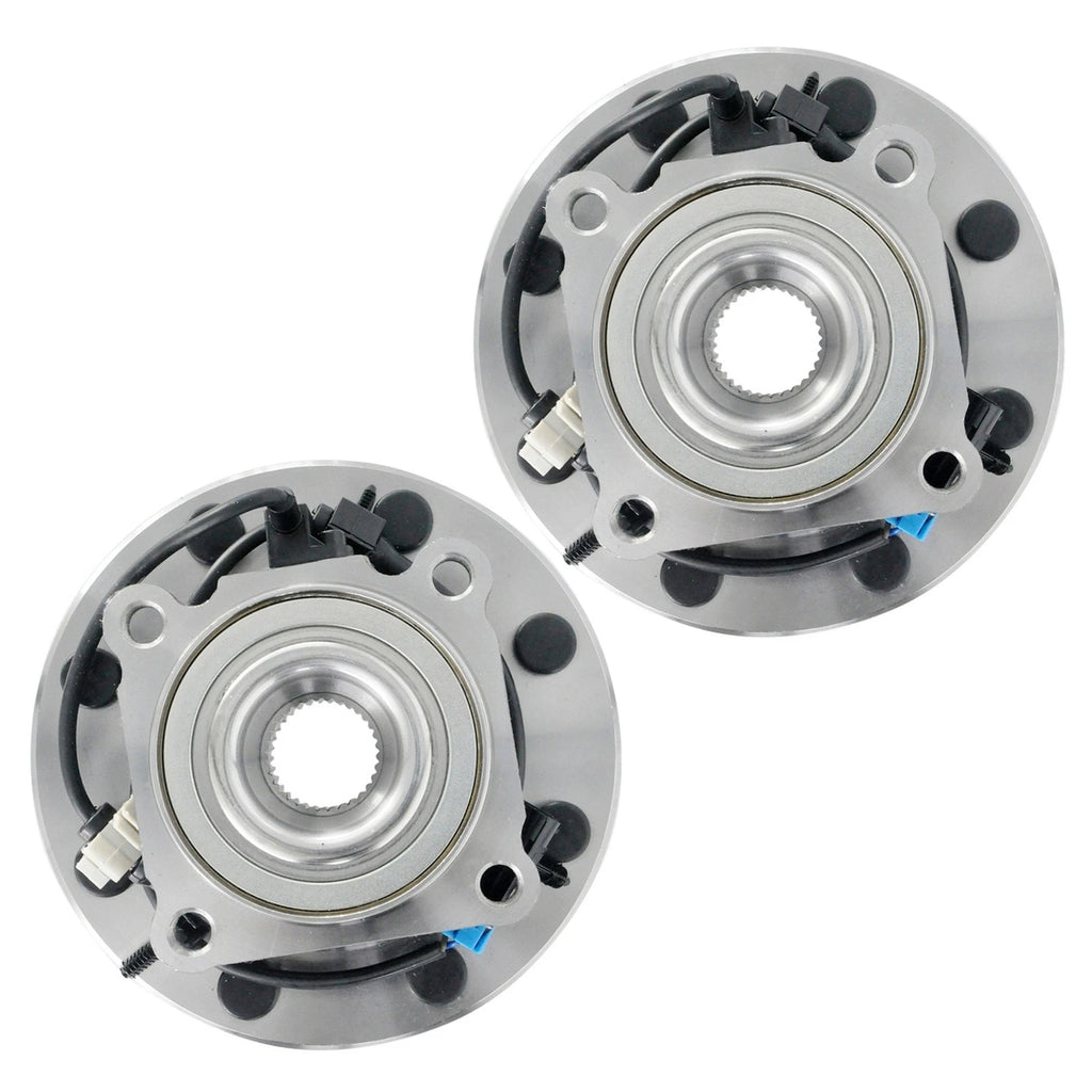 Set of 2 Wheel Bearing Hubs for GMC Sierra 3500, Chevrolet Silverado 3500 (2001–2006) 515088