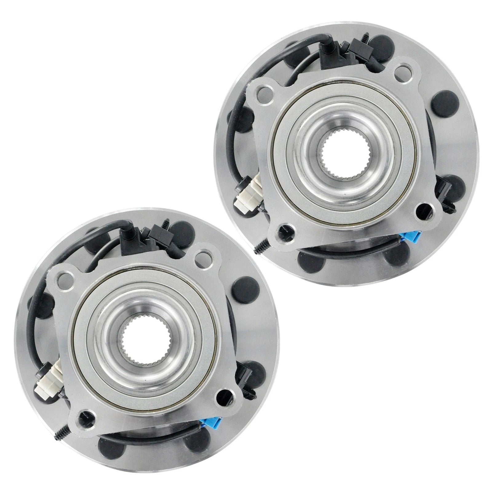 Set of 2 Wheel Bearing Hubs for GMC Sierra 3500, Chevrolet Silverado 3500 (2001–2006) 515088