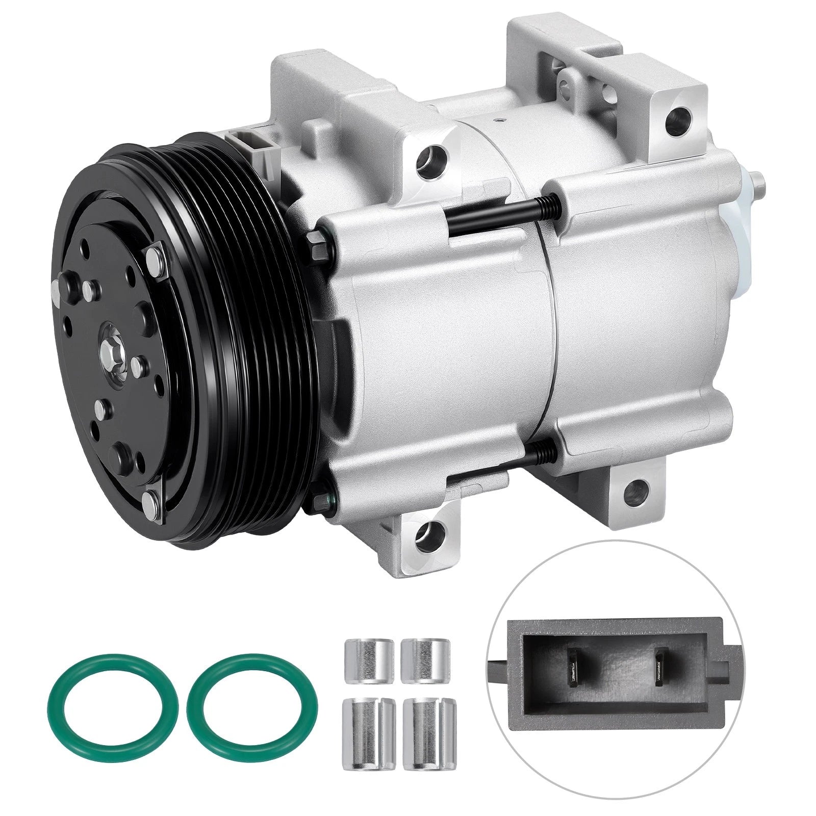 AC Compressor for Ford F-150 E-350 Econoline (1990–1996) CO101410C