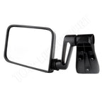 Set of 2 Black Manual Side View Door Mirrors for Jeep Wrangler (87–02)