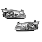 2X Crystal Halogen Headlights for Toyota Camry (1997–1999)