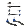 Set of 4 Mevotech Supreme Tie Rod Ends & Sway Bar Links for Sportage