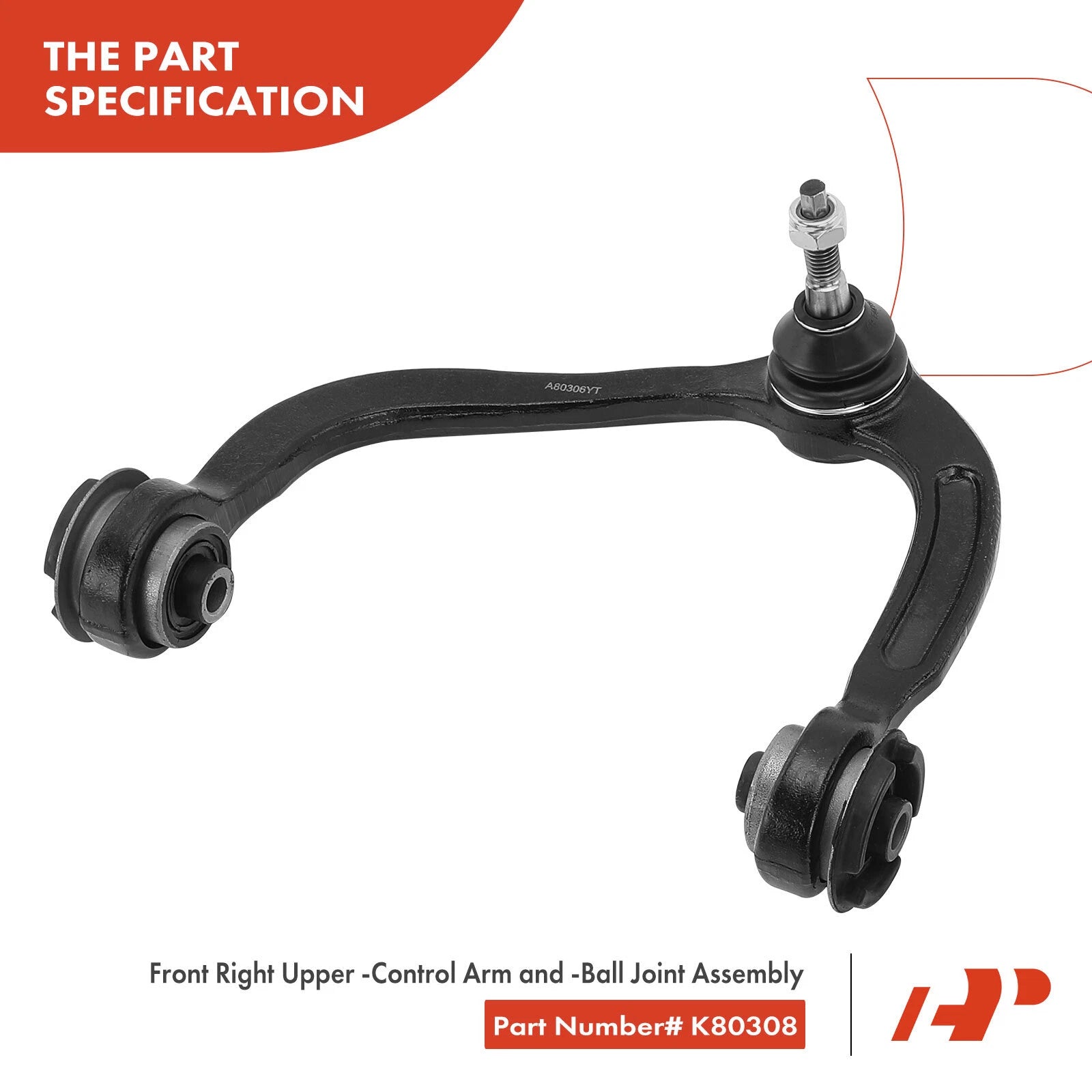 Set of 8 Front Upper Control Arm Ball Joints for Ford F-150 (2005–2008)
