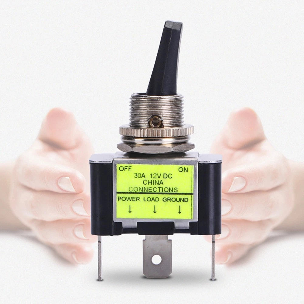 12V 30A Car Turn Switch with LED SPST for ASW07D2