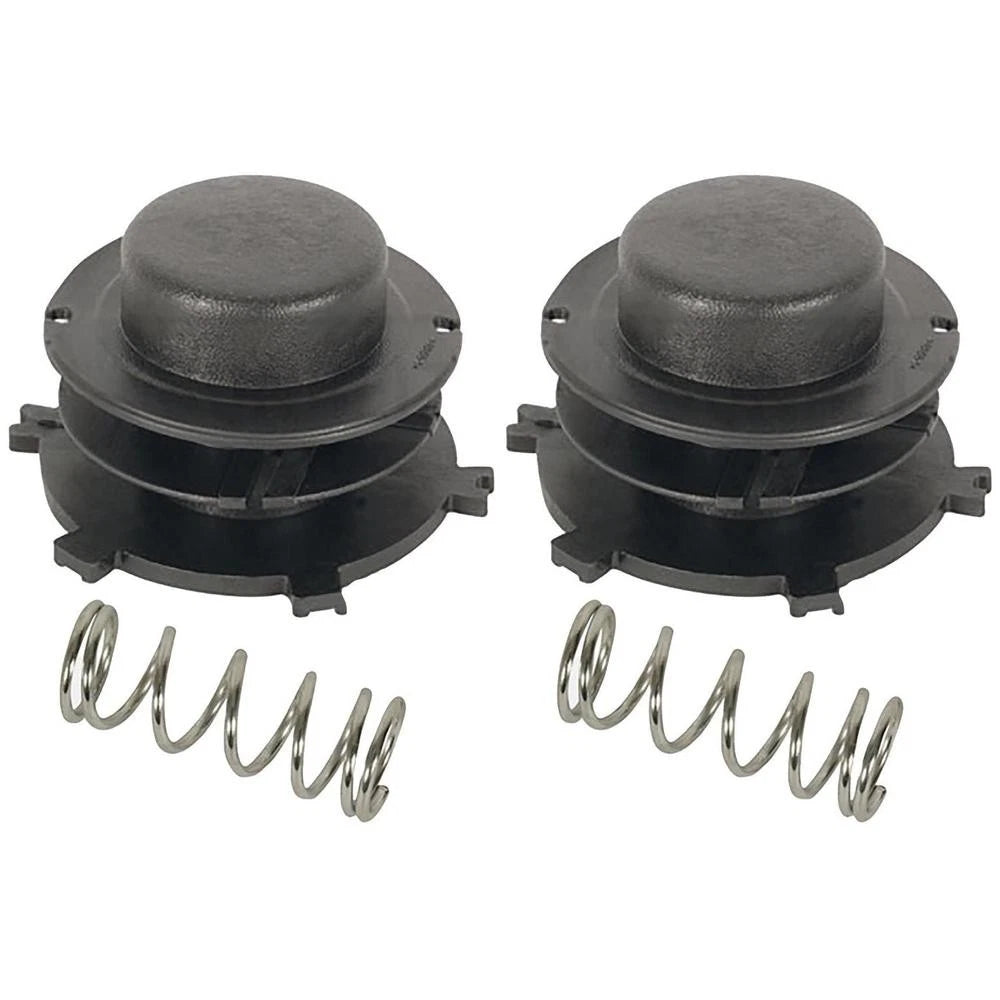 2X Trimmer Head Spools w/ Springs for Stihl FS-KM (Fits Models)