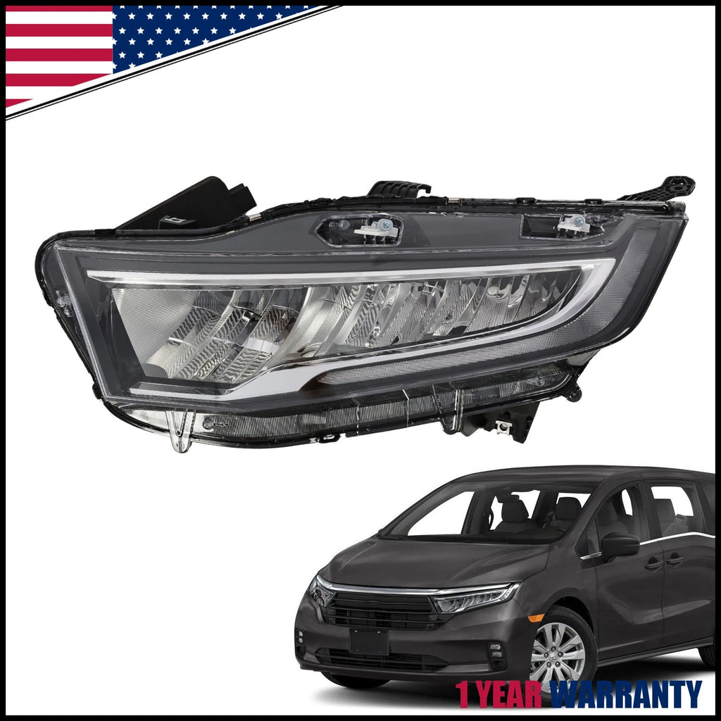 LED Headlights for Honda Odyssey (2021–2024) - Chrome Left Driver Side