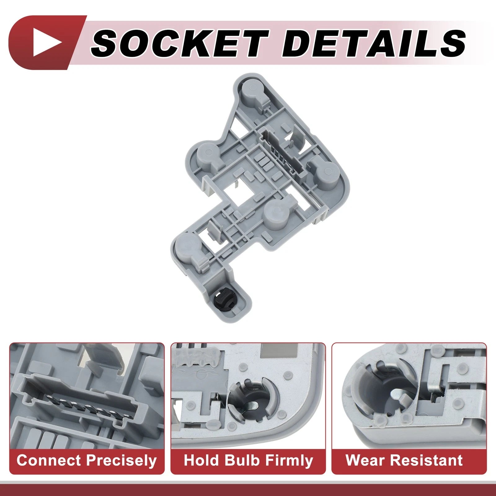 Right Tail Light Socket Wiring for Mercedes-Benz C250 (2012–2014) No. 204-820-16-00