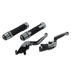 Titanium Extendable Brake Clutch Levers Grip Set for Yamaha YZF R3 R25 (2015-2023)