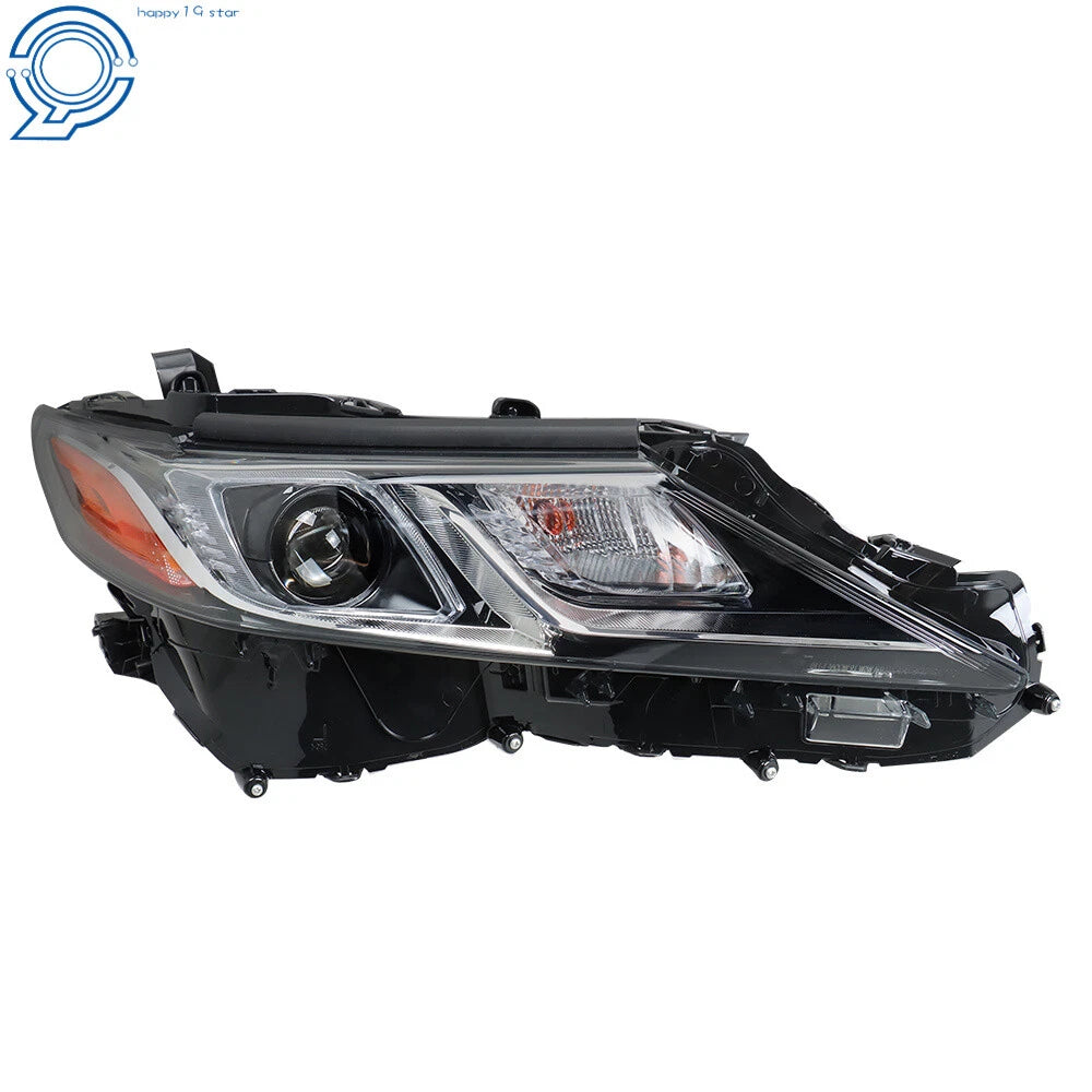 Headlight for Toyota Camry (2018–2022) Black Housing Passenger Side