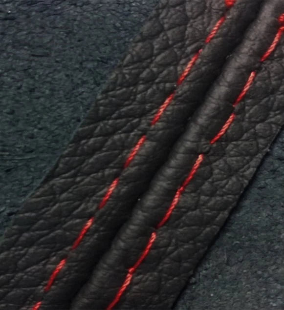 Speedometer Trim Leather Cover for Ford F150 Raptor (2009–2014) Red Stitch