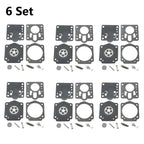Set of 6 Carburetor Rebuild Kits for Stihl MS651 MS661 (1144-007-1701)