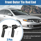 2pcs Front Outer Tie Rod End Links ES3631 for Ford Escape (2001–2009)
