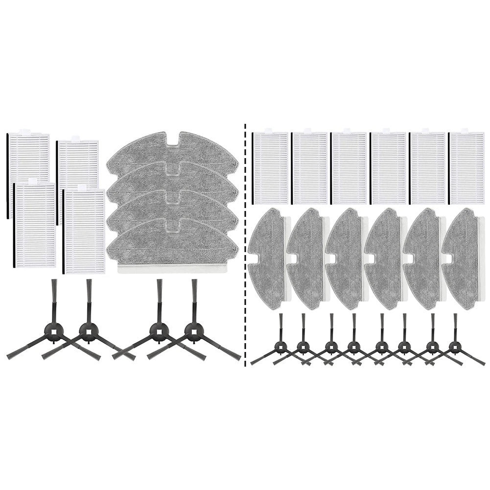 Filters Mop Cloths and Side Brushes Set for Mova M1 (2021–2023)