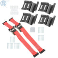 E Track Wheel Chock System for Secure Cargo (1 Pack)