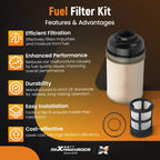 Set of 12 Fuel Filters for Detroit Diesel DD13 DD15