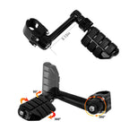 Adjustable Highway Footpegs Peg Clamps for Honda Goldwing GL1800 (2001–2010)